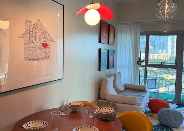 Apartamento Luxury 1 Bedroom Facing Bay Sunset Near Okada Airports Moa Manila