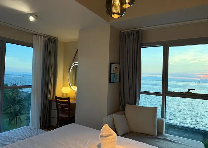 Luxury 1 Bedroom Facing Bay Sunset Near Okada Airports Moa Apartamento *
