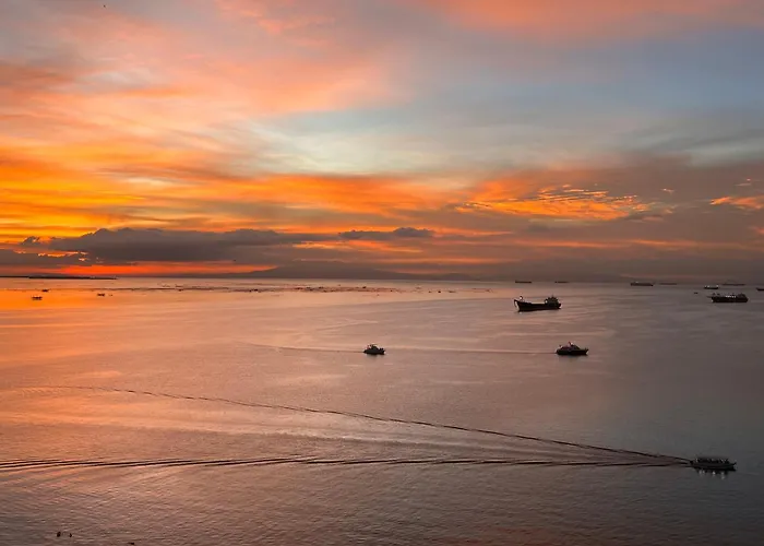 Apartamento Luxury 1 Bedroom Facing Bay Sunset Near Okada Airports Moa Manila